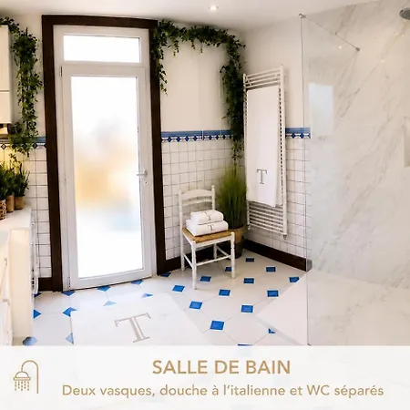 La Terrasse Du Tonnelier - 92m2 - Plein Centre Medieval - Sauna - Terrasse 20m2 - Garage Apartmán *
